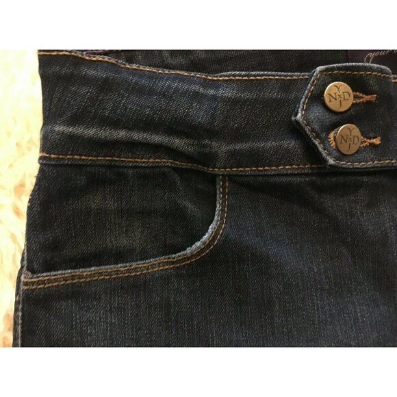 NYDJ Women Jeans Bootcut Lift Tuck Dark Wash Stretchy Mid Rise Made USA Size 6P - Picture 7 of 8